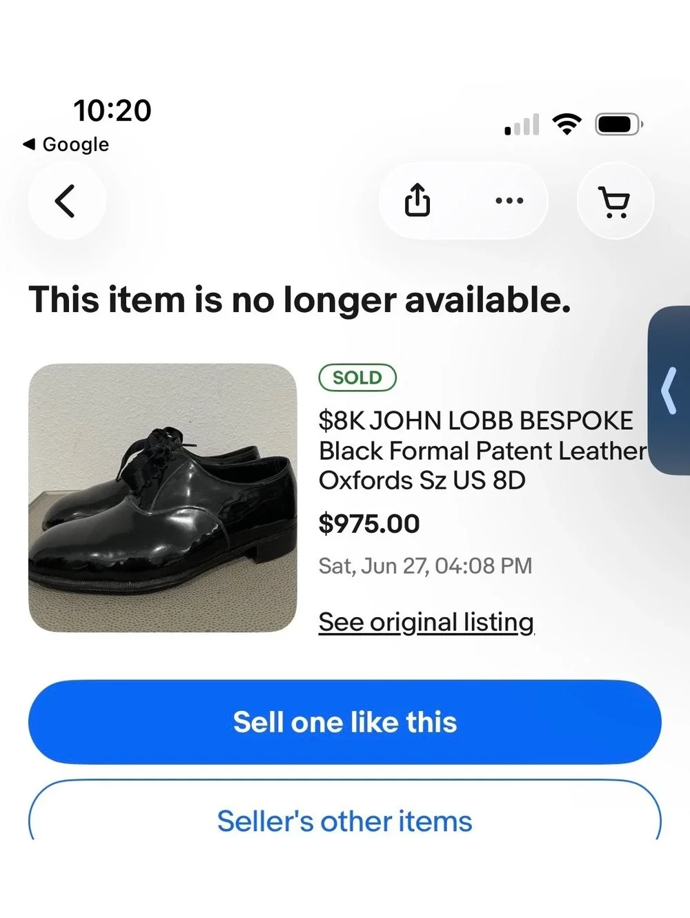 John Lobb but style minor